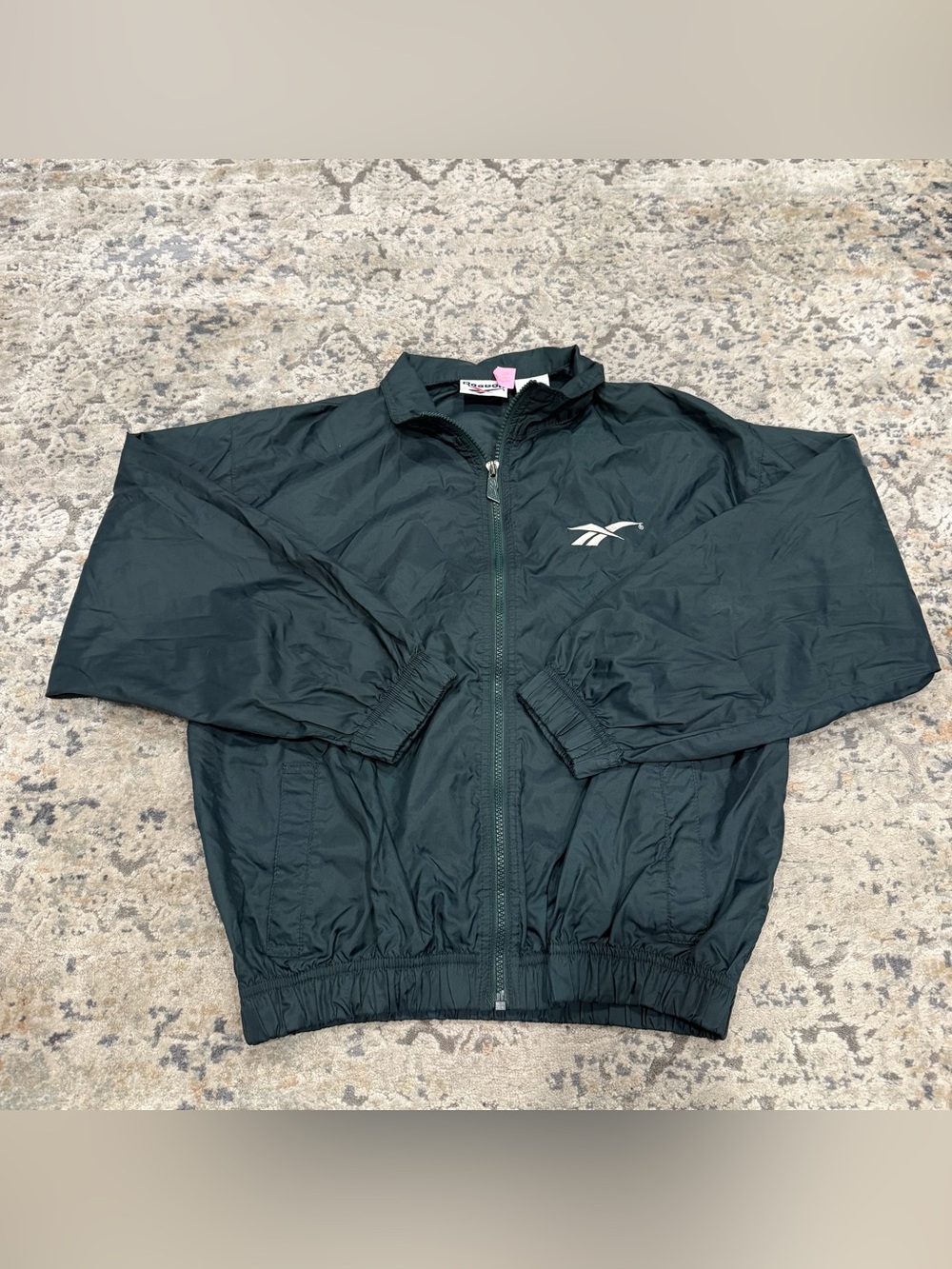 Reebok Women's Black Full-Zip Windbreaker